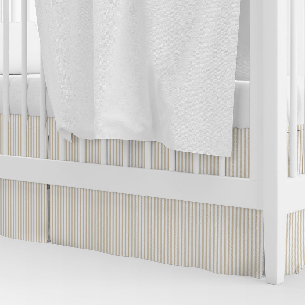 FarmhouseBeigeTicking-TailoredCribskirt-Zoom